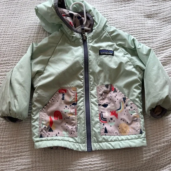 Patagonia Toddler Lightweight insulated Reversible Jacket - Picture 4 of 6